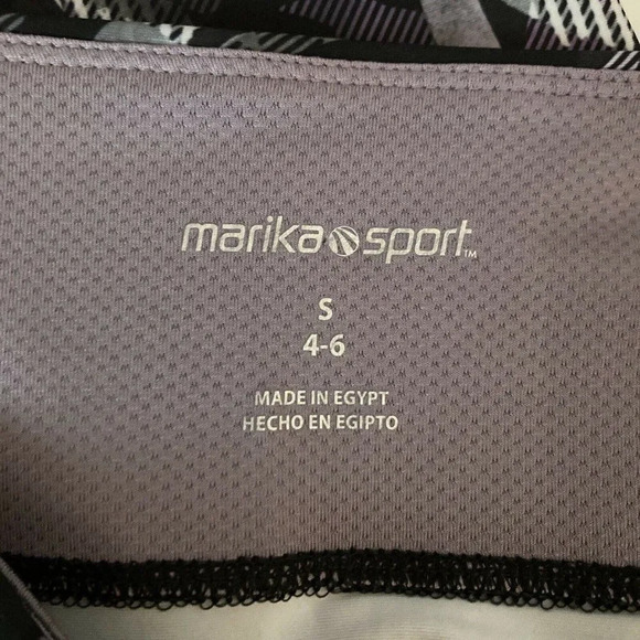 Marika Sport Multicolor Abstract Print Capri Leggings Yoga Women’s Size Small - Picture 7 of 8